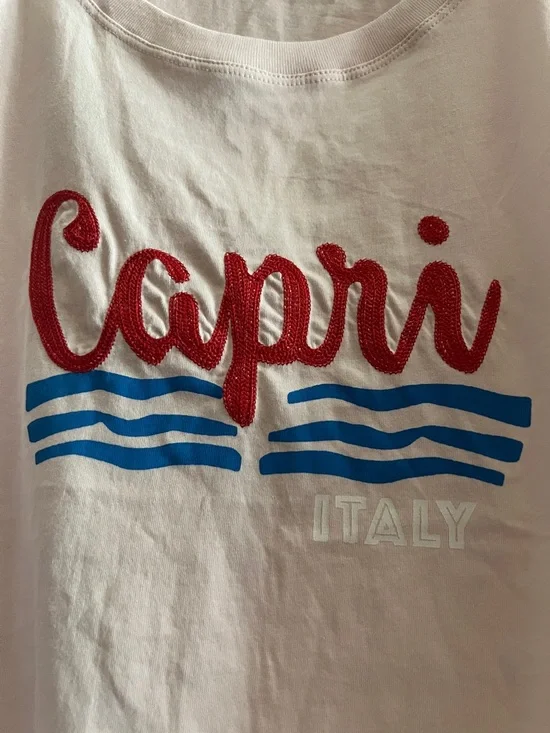 NWT Capri Graphic Muscle Tank Top - Picture 2 of 4